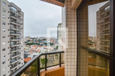 Varanda da Sala de apartamento para alugar com 3 quartos, 91m² em Parque Bandeirante, Santo André