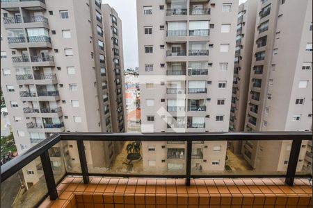 Varanda da Sala de apartamento à venda com 3 quartos, 91m² em Parque Bandeirante, Santo André