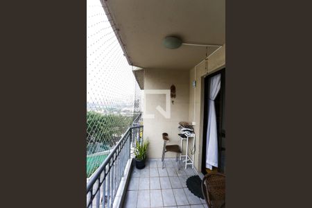 sacada Sala de apartamento à venda com 3 quartos, 85m² em Vila Andrade, São Paulo