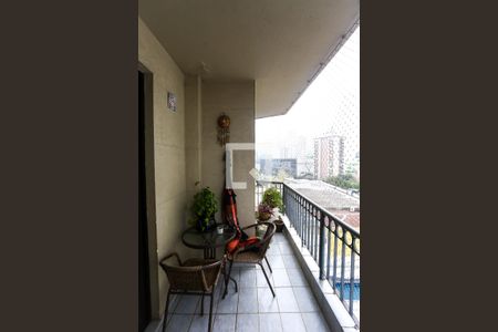 sacada Sala de apartamento à venda com 3 quartos, 85m² em Vila Andrade, São Paulo