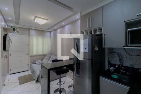 Sala e Cozinha Integrada  de apartamento à venda com 2 quartos, 35m² em Vila Granada, São Paulo