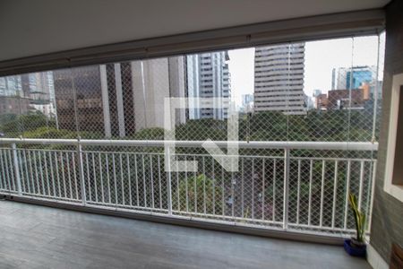 Varanda Gourmet de apartamento para alugar com 4 quartos, 148m² em Brooklin Paulista, São Paulo