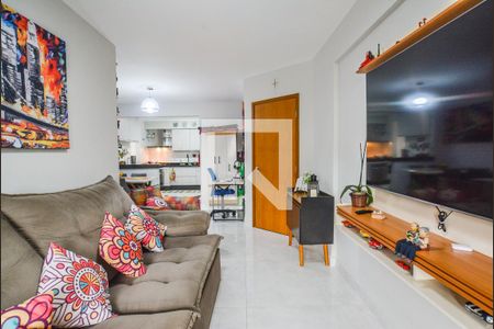 Sala de apartamento para alugar com 3 quartos, 90m² em Jardim Bela Vista, Santo André