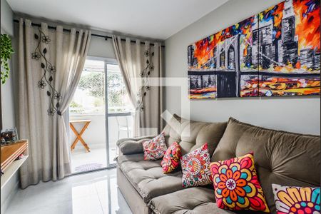 Sala de apartamento para alugar com 3 quartos, 90m² em Jardim Bela Vista, Santo André