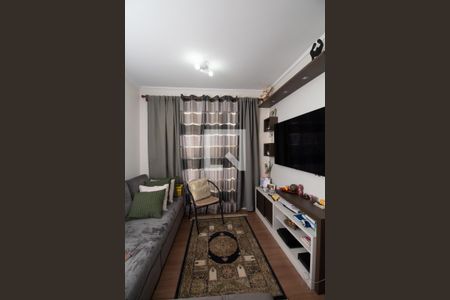 Sala de apartamento à venda com 3 quartos, 67m² em Vila Homero Thon, Santo André