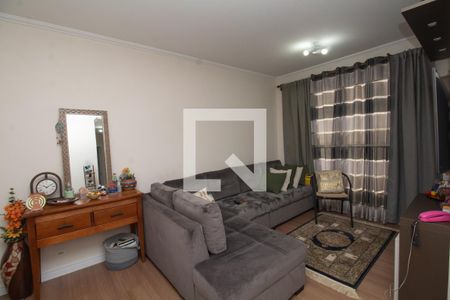 Sala de apartamento à venda com 3 quartos, 67m² em Vila Homero Thon, Santo André