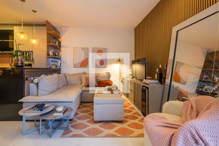 Sala/Cozinha de apartamento à venda com 1 quarto, 57m² em Paraíso, São Paulo