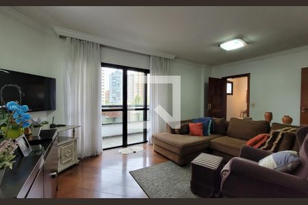 Sala de apartamento à venda com 3 quartos, 160m² em Vila Bastos, Santo André