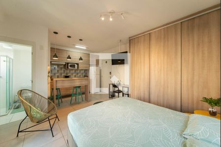 Quarto de apartamento para alugar com 1 quarto, 32m² em Brooklin, São Paulo