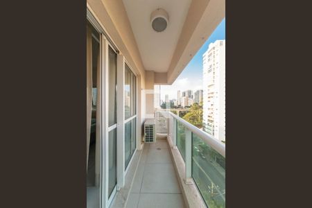 Sacada de apartamento para alugar com 1 quarto, 32m² em Brooklin, São Paulo