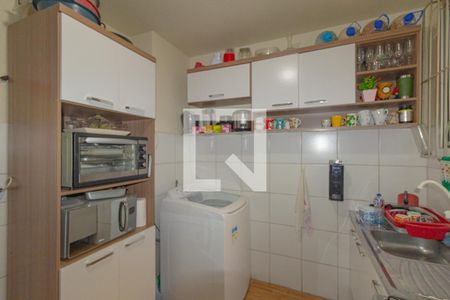 Cozinha e Área de Serviço de apartamento à venda com 2 quartos, 44m² em Guajuviras, Canoas