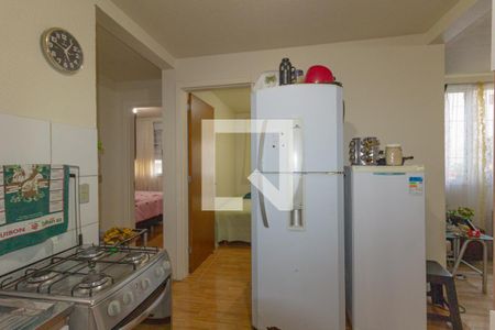 Cozinha e Área de Serviço de apartamento à venda com 2 quartos, 44m² em Guajuviras, Canoas