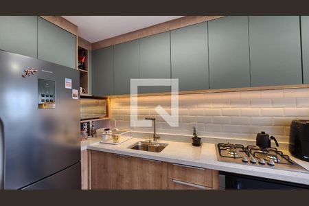 Cozinha e Área de Serviço de apartamento à venda com 2 quartos, 54m² em Medeiros, Jundiaí