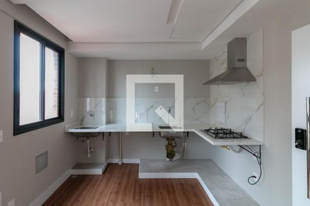 Cozinha e Área de Serviço de kitnet/studio para alugar com 1 quarto, 50m² em Funcionários, Belo Horizonte