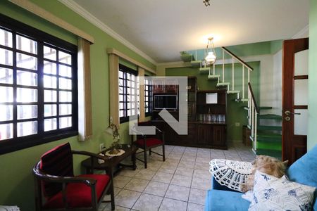 Sala de casa à venda com 3 quartos, 190m² em Vila Guiomar, Santo André