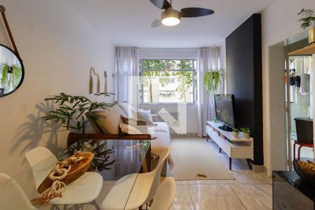 Sala  de apartamento à venda com 3 quartos, 76m² em Ipanema, Rio de Janeiro