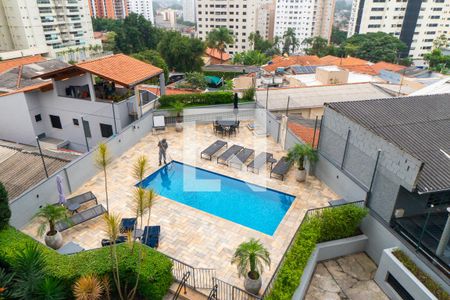 Vista da Sacada de apartamento à venda com 2 quartos, 58m² em Vila Alexandria, São Paulo