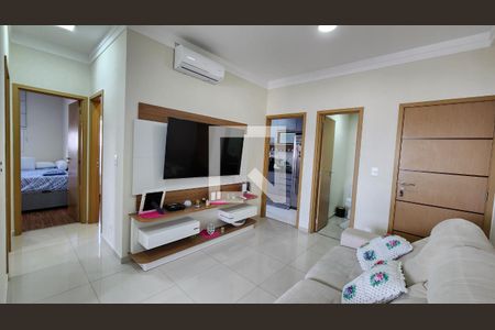 Sala de apartamento para alugar com 3 quartos, 83m² em Boqueirão, Santos