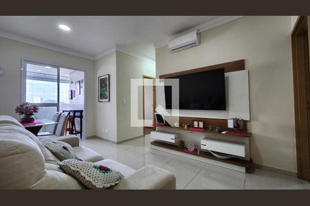 Sala de apartamento para alugar com 3 quartos, 83m² em Boqueirão, Santos