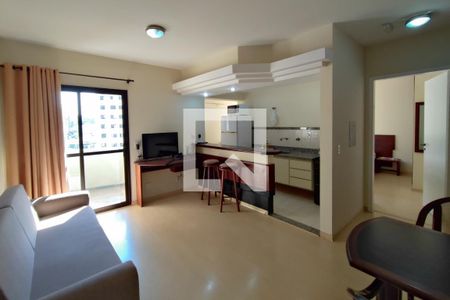 Sala de apartamento para alugar com 1 quarto, 55m² em Cambuí, Campinas