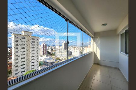 Varanda da Sala - Vista de apartamento à venda com 3 quartos, 74m² em Graça, Belo Horizonte