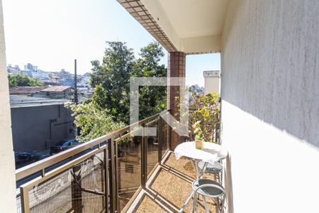 Varanda da Sala de apartamento para alugar com 3 quartos, 90m² em Sagrada Família, Belo Horizonte