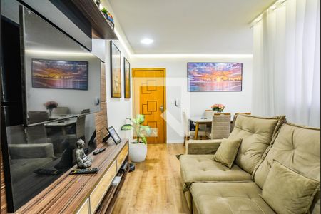 Sala de apartamento à venda com 2 quartos, 96m² em Parque Novo Oratório, Santo André