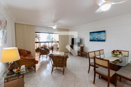Sala de apartamento para alugar com 3 quartos, 136m² em Vila Luis Antônio, Guarujá