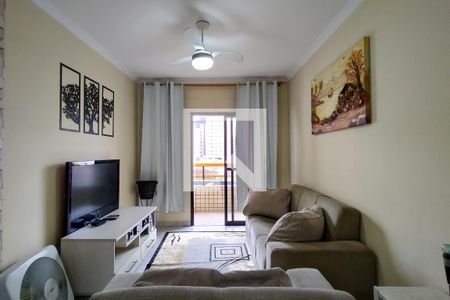 Sala de apartamento para alugar com 1 quarto, 60m² em Aviação, Praia Grande