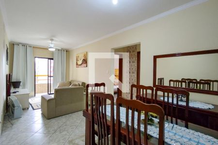 Sala de apartamento para alugar com 1 quarto, 60m² em Aviação, Praia Grande