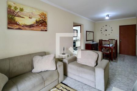 Sala de apartamento para alugar com 1 quarto, 60m² em Aviação, Praia Grande