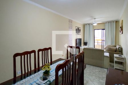 Sala de apartamento para alugar com 1 quarto, 60m² em Aviação, Praia Grande