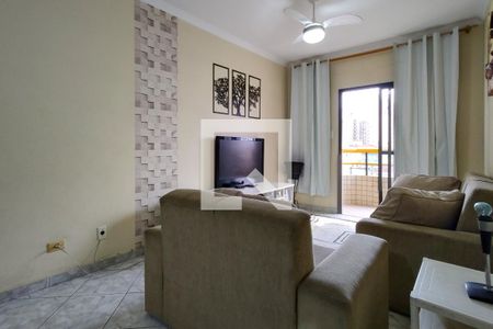 Sala de apartamento para alugar com 1 quarto, 60m² em Aviação, Praia Grande