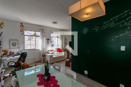 Sala de apartamento à venda com 3 quartos, 100m² em Caiçaras, Belo Horizonte