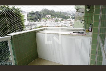 Varanda - Sala de apartamento para alugar com 3 quartos, 96m² em Anil, Rio de Janeiro