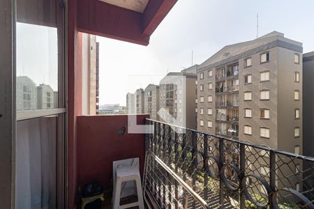 Varanda da Sala de apartamento à venda com 2 quartos, 54m² em Jardim São Savério, São Paulo