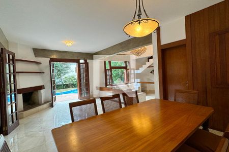 Sala de Jantar de casa de condomínio para alugar com 4 quartos, 450m² em Alphaville, Santana de Parnaíba