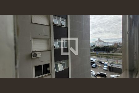 Vista da Sala de apartamento à venda com 1 quarto, 66m² em Menino Deus, Porto Alegre