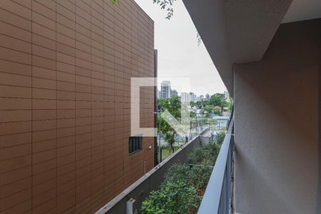 Varanda de kitnet/studio à venda com 1 quarto, 40m² em Moema, São Paulo