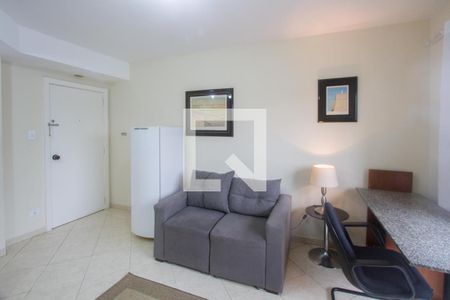 Sala de apartamento à venda com 1 quarto, 36m² em Santo Amaro, São Paulo