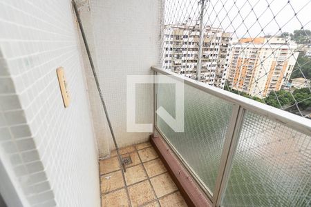 Varanda da Sala de apartamento à venda com 3 quartos, 73m² em Tijuca, Rio de Janeiro