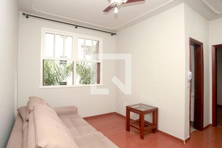 Sala de apartamento à venda com 1 quarto, 42m² em Cidade Baixa, Porto Alegre