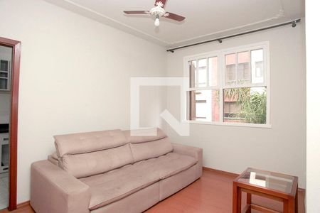 Sala de apartamento à venda com 1 quarto, 42m² em Cidade Baixa, Porto Alegre
