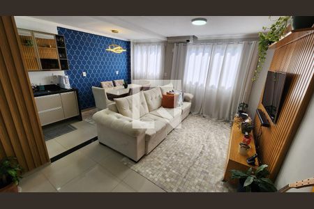 Sala de casa para alugar com 3 quartos, 135m² em Marapé, Santos