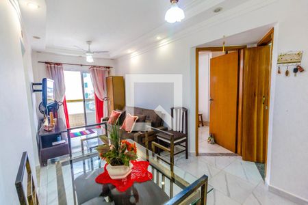 Sala de apartamento para alugar com 1 quarto, 46m² em Vila Tupi, Praia Grande