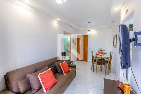 Sala de apartamento para alugar com 1 quarto, 46m² em Vila Tupi, Praia Grande