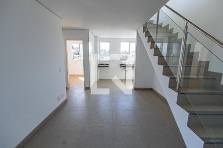 Sala de apartamento para alugar com 3 quartos, 64m² em Santa Monica, Belo Horizonte