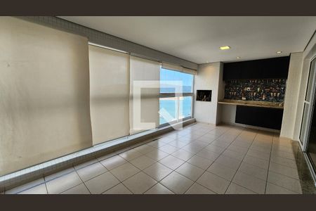 Varanda da Sala de apartamento para alugar com 3 quartos, 134m² em Ponta da Praia, Santos