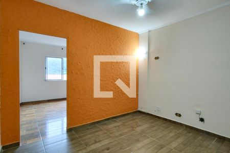 Sala de kitnet/studio para alugar com 1 quarto, 58m² em Guilhermina, Praia Grande