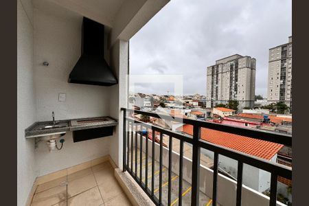 Varanda gourmet de apartamento para alugar com 2 quartos, 54m² em Vila Metalúrgica, Santo André